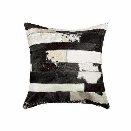 DARE2DECOR 18 x1 8 in. Black on White Pillow DA3097421